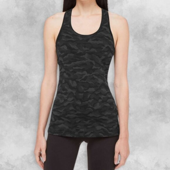 Lululemon Cool Tank Top Racerback II Lightweight Sequoia Camo Design Women's S - Picture 1 of 8